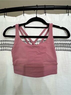 lululemon Mauve Pink Cross-Back Sports Bra